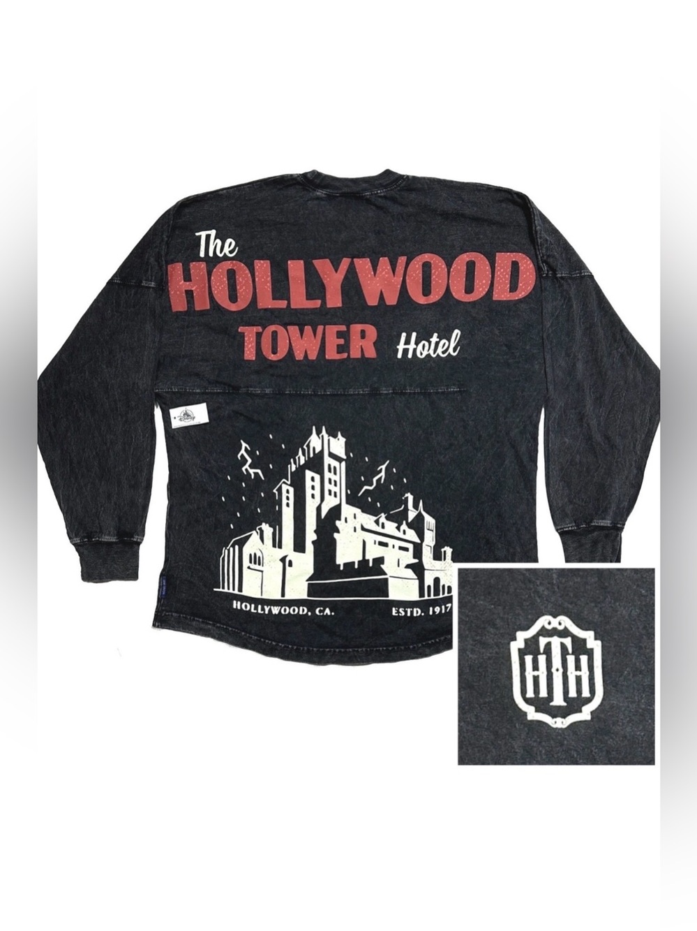 Disney Parks Hollywood Tower of Terror Hotel ToT Adult Spirit Jersey XXL. NWT